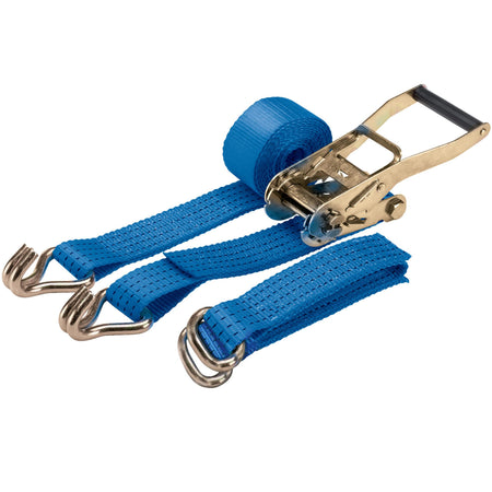 DRAPER 2500kg Ratcheting Vehicle Tie Down Straps : Model No.CRTDS2500/B