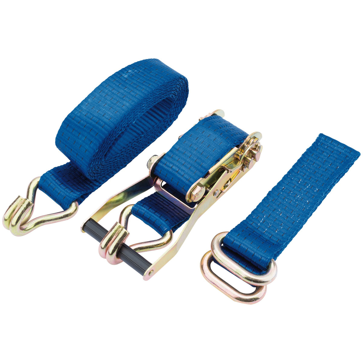 DRAPER 2500kg Ratcheting Vehicle Tie Down Straps : Model No.CRTDS2500/B
