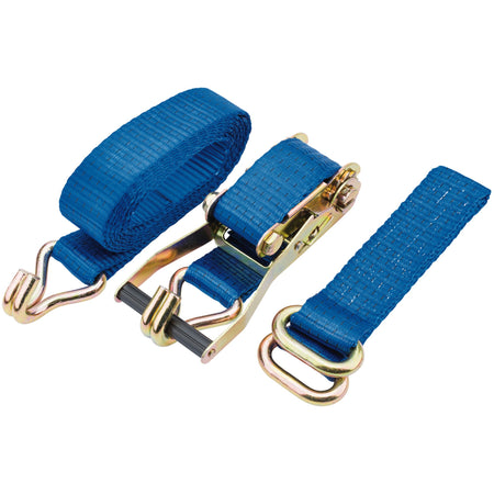 DRAPER 2250kg Ratcheting Vehicle Tie Down Straps : Model No.CRTDS2250/B