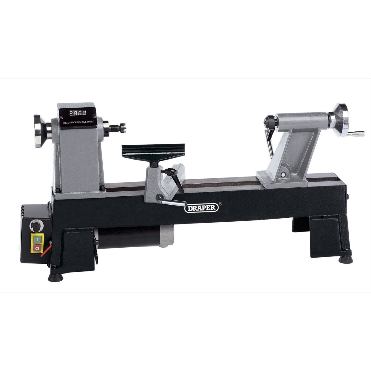 DRAPER 550W 230V Compact Digital Variable Speed Wood Lathe : Model No.WTL457