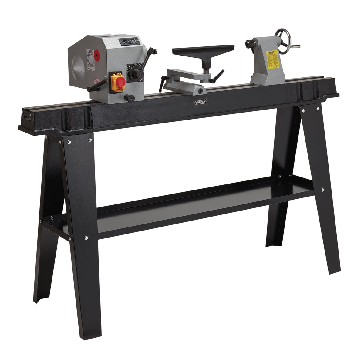 DRAPER 750W 230V Digital Variable Speed Wood Lathe with Stand : Model No.WTL1100