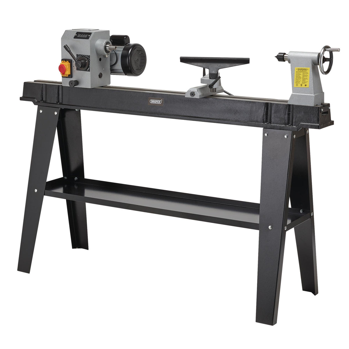 DRAPER 750W 230V Digital Variable Speed Wood Lathe with Stand : Model No.WTL1100