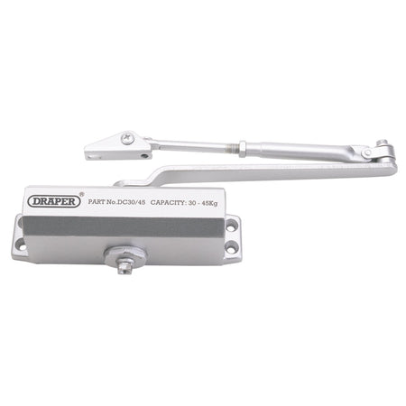 DRAPER Adjustable Automatic Door Closer for Doors Between 25kg and 45Kg: Model No.DC 25/45