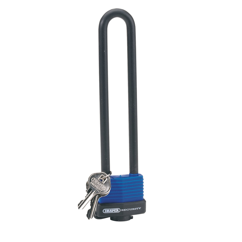 DRAPER U Bar Extra Long Shackle Lock with 2 Keys: Model No.SL1