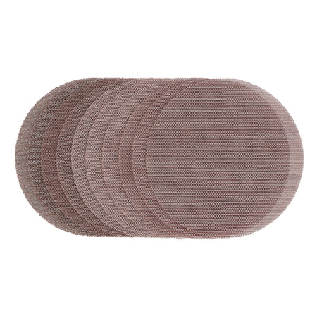Mesh Sanding Discs, 150mm, Assorted Grit - 80G, 120G, 180G, 240G (Pack of 10): Model No. SDMSH150