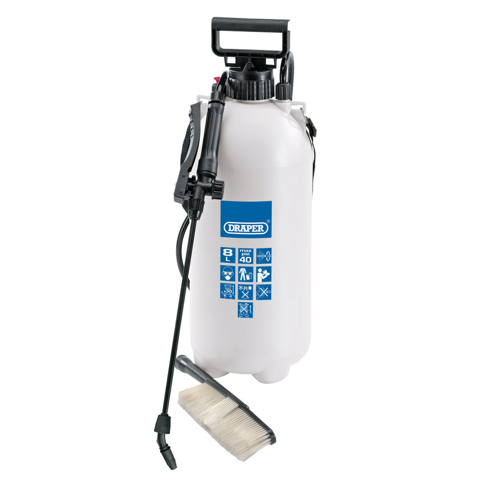 DRAPER Vehicle Pressure Sprayer (10L): Model No. VPS8/B