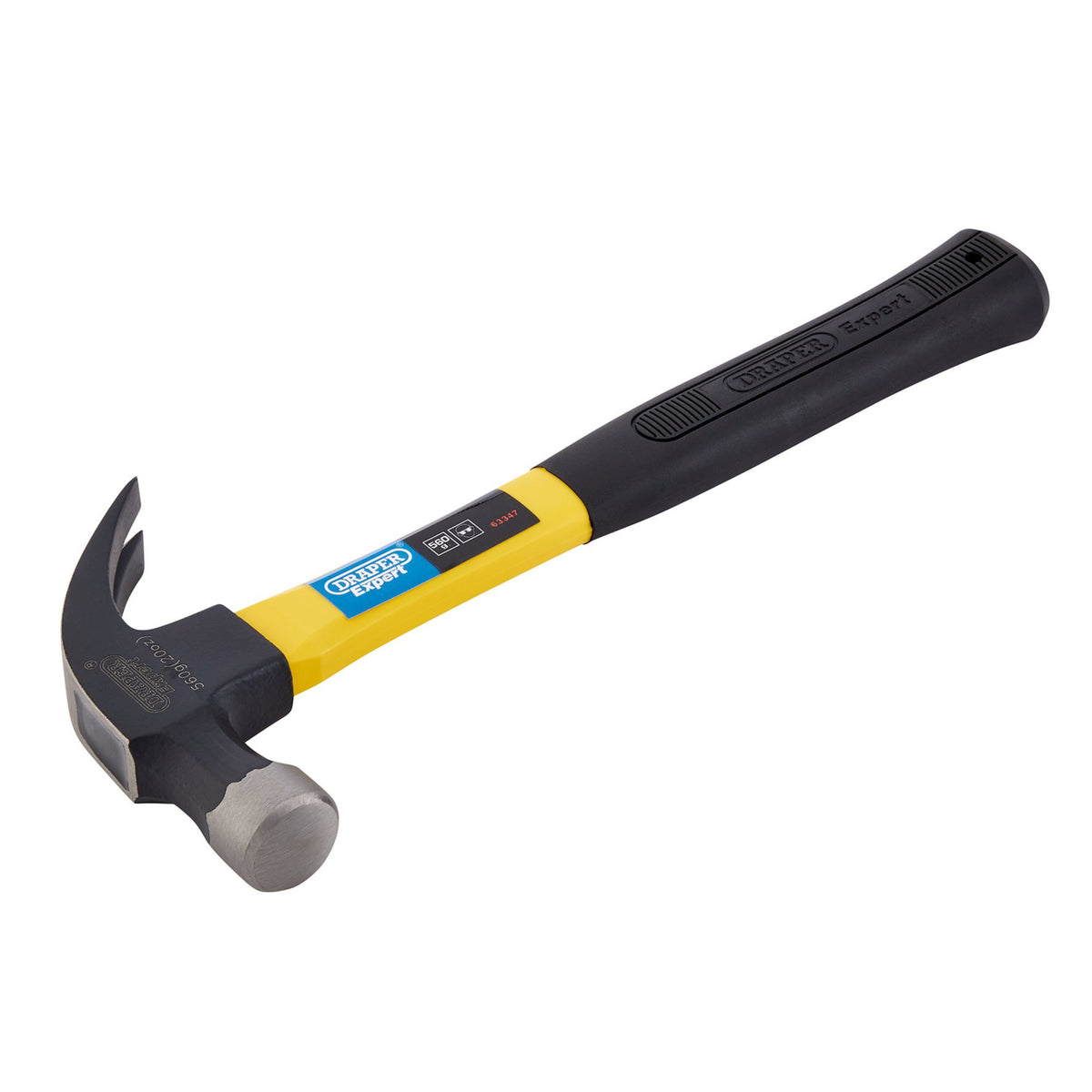 DRAPER Expert 560G (20oz) Fibreglass Shafted Claw Hammer: Model No.FG1A