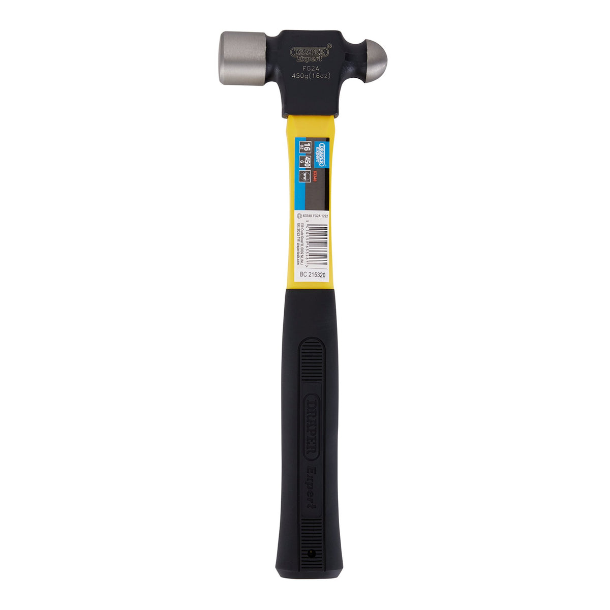 DRAPER Expert 450G (16oz) Fibreglass Shafted Ball Pein Hammer: Model No.FG2A