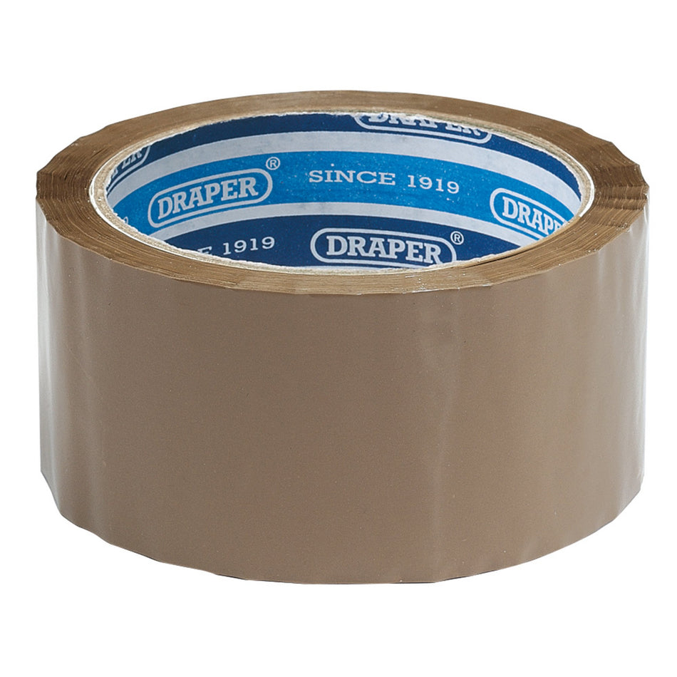 DRAPER 66M x 50mm Packing Tape Roll: Model No.TP-PACK