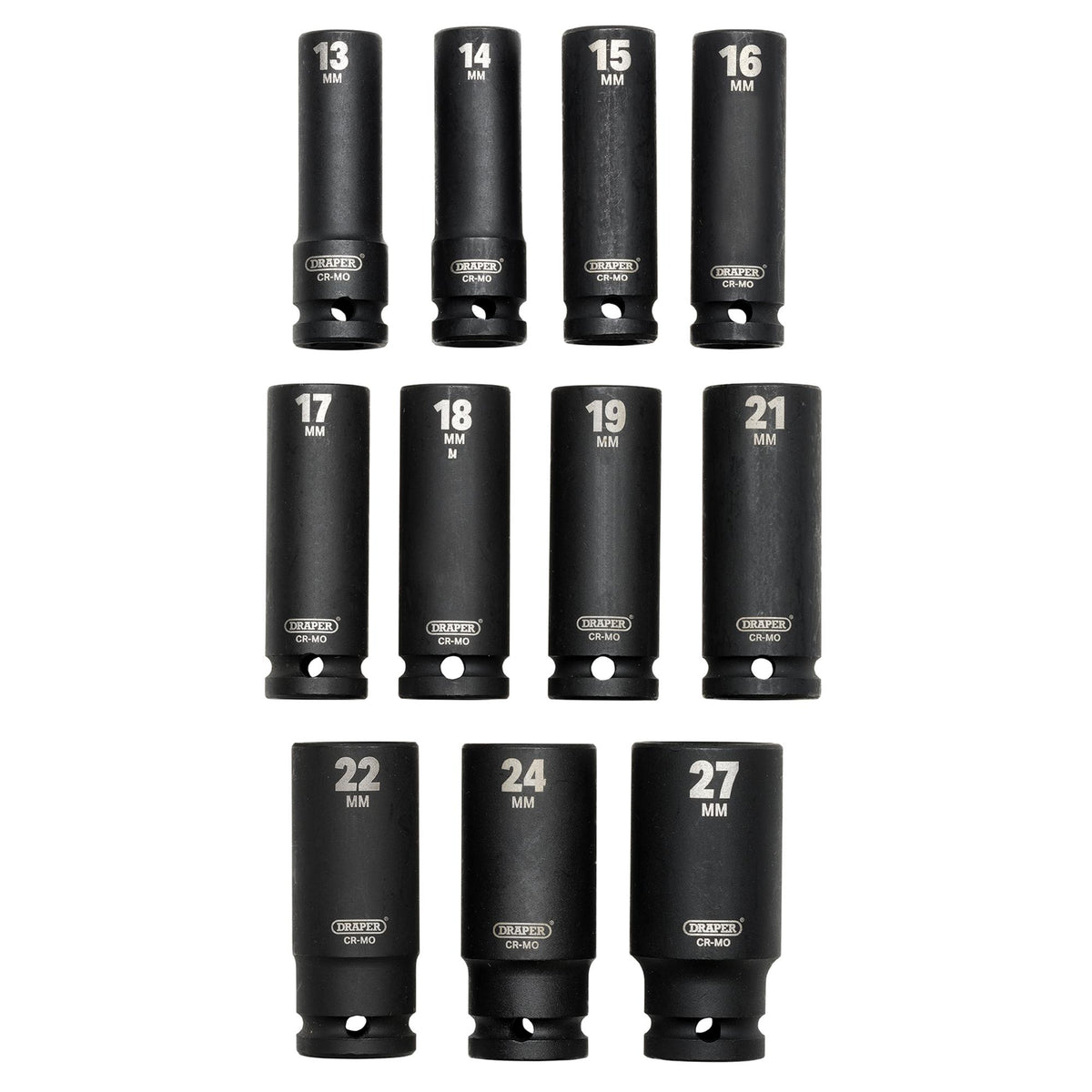 1/2" Sq. Dr. Impact Socket Set in 1/4 Drawer EVA Insert Tray (11 Piece): Model No. IT-EVA20