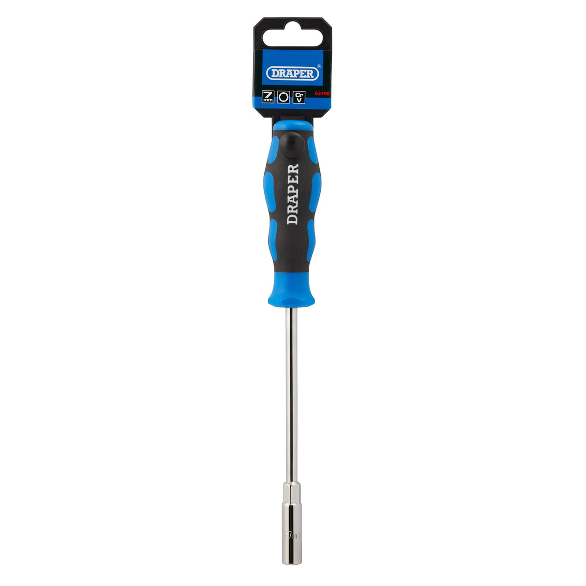 DRAPER Nut Spinner with Soft-Grip (7mm): Model No.865/NS
