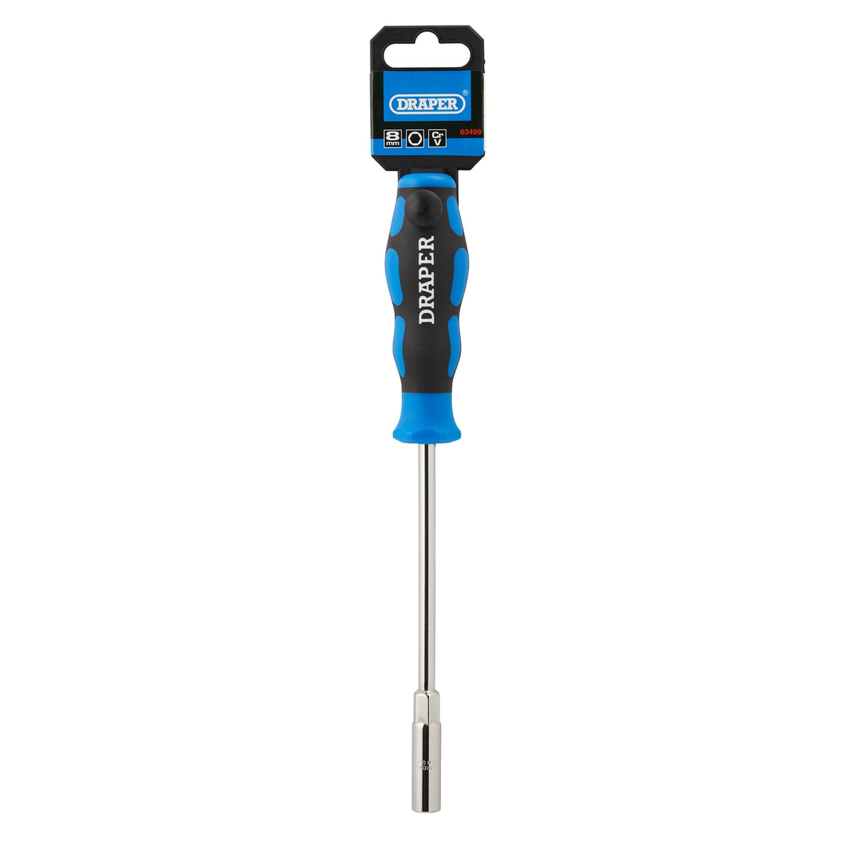 DRAPER Nut Spinner with Soft-Grip (8mm): Model No.865/NS
