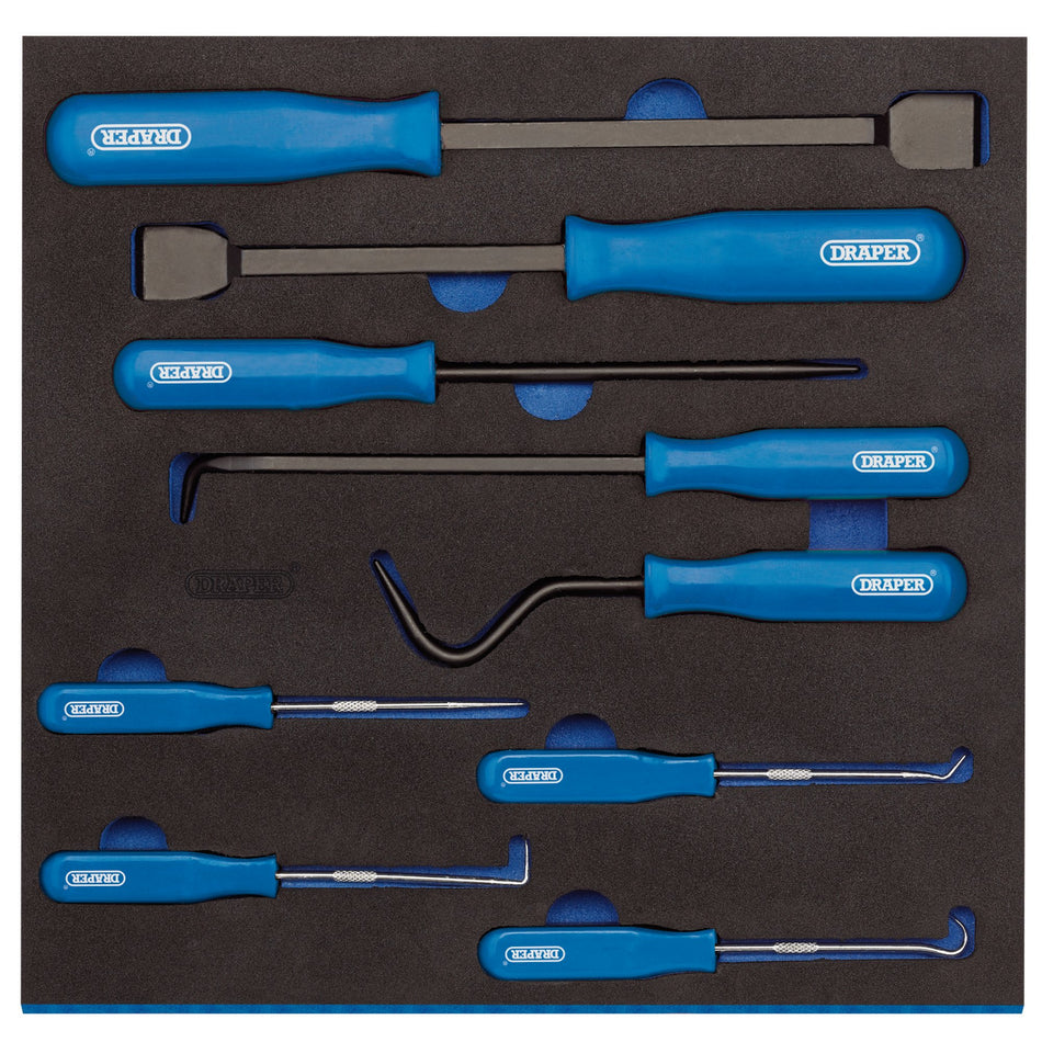 Scraper, Hook and Pick Set in 1/2 Drawer EVA Insert Tray (9 Piece): Model No. IT-EVA25