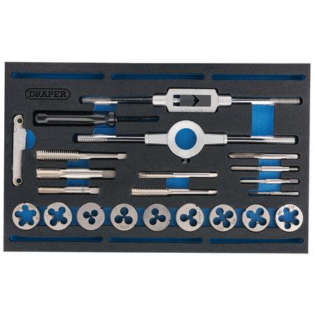 Combination Tap and Die Set - Metric and BSP in EVA Foam Insert Tray (22 Piece): Model No. IT-EVA37