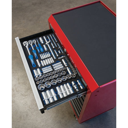 1/4", 3/8", and 1/2" Socket Set in Full Drawer EVA Insert Tray (84 Piece): Model No. IT-EVA49