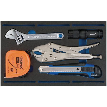 Tool Kit in 1/4 Drawer EVA Insert Tray (5 Piece): Model No. IT-EVA50