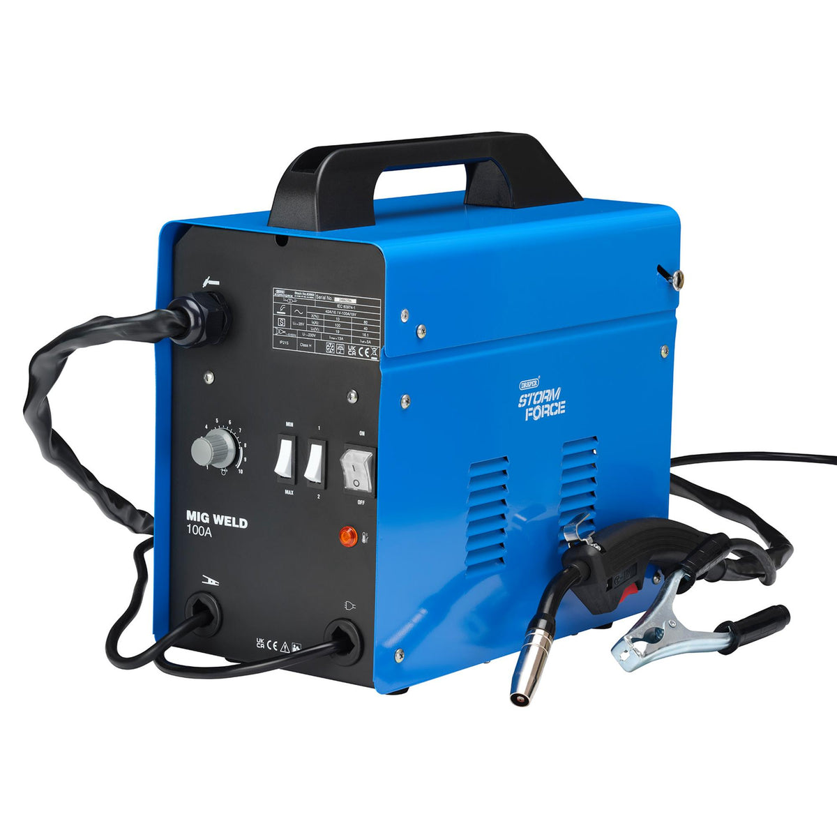 230V Gasless Turbo MIG Welder (100A): Model No. MIG100