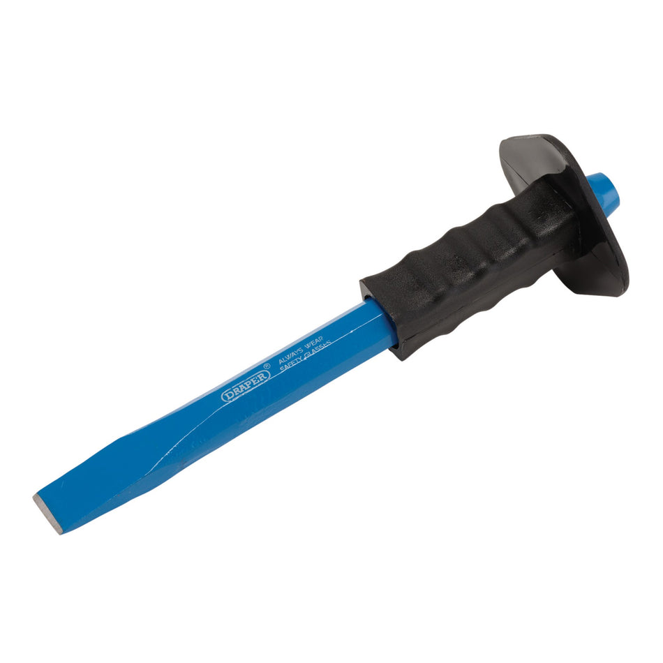 DRAPER 25 x 300mm Octagonal Shank Cold Chisel with Hand Guard: Model No.BD5G/A