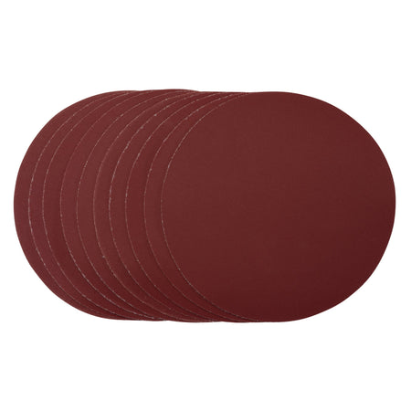Sanding Discs, 180mm, Hook & Loop, 40 Grit, (Pack of 10): Model No. SDHAL180