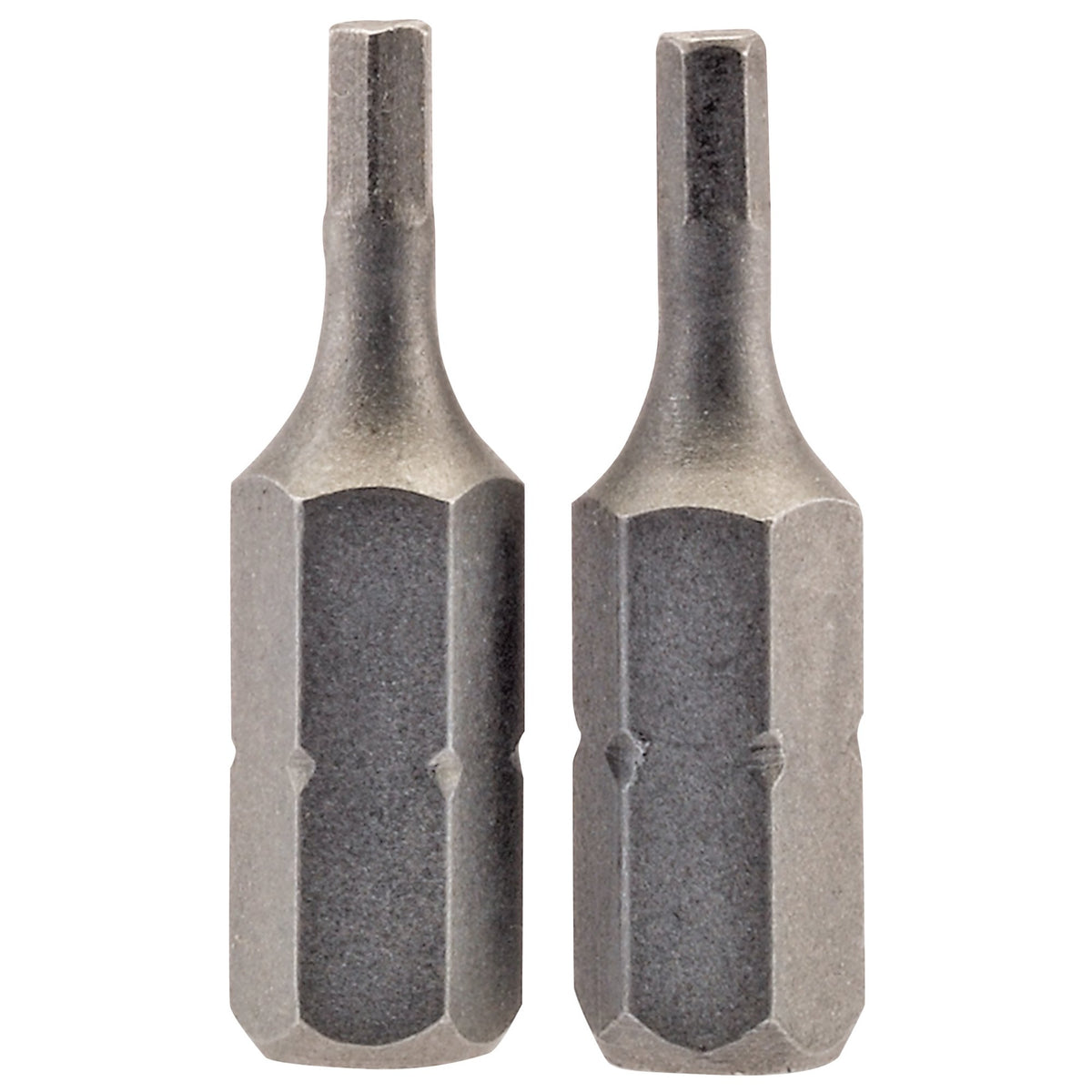2.5mm 1/4" Hex. Hexagonal Insert Bit 25mm Long x 2: Model No. 25HX/2/B