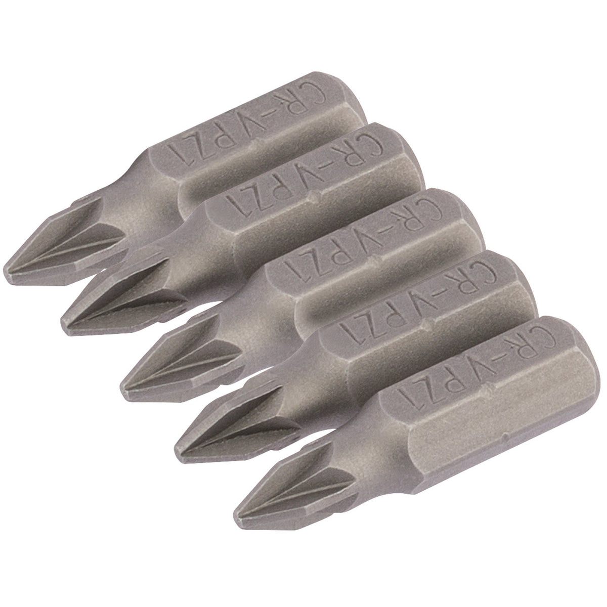 No.1 1/4" Hex. PZ Type Insert Bit 25mm Long x 5: Model No. 25PZ/5/B