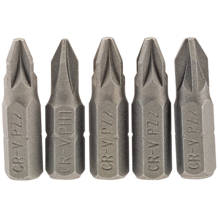 No.2 1/4" Hex. PZ Type Insert Bit 25mm Long x 5: Model No. 25PZ/5/B