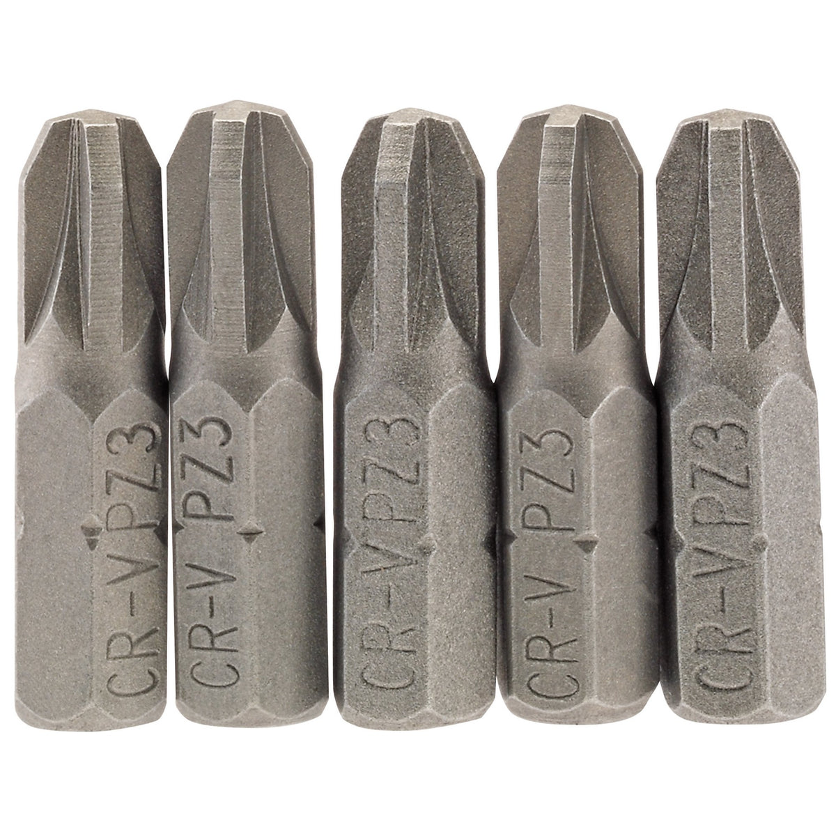 No.3 1/4" Hex. PZ Type Insert Bit 25mm Long x 5: Model No. 25PZ/5/B