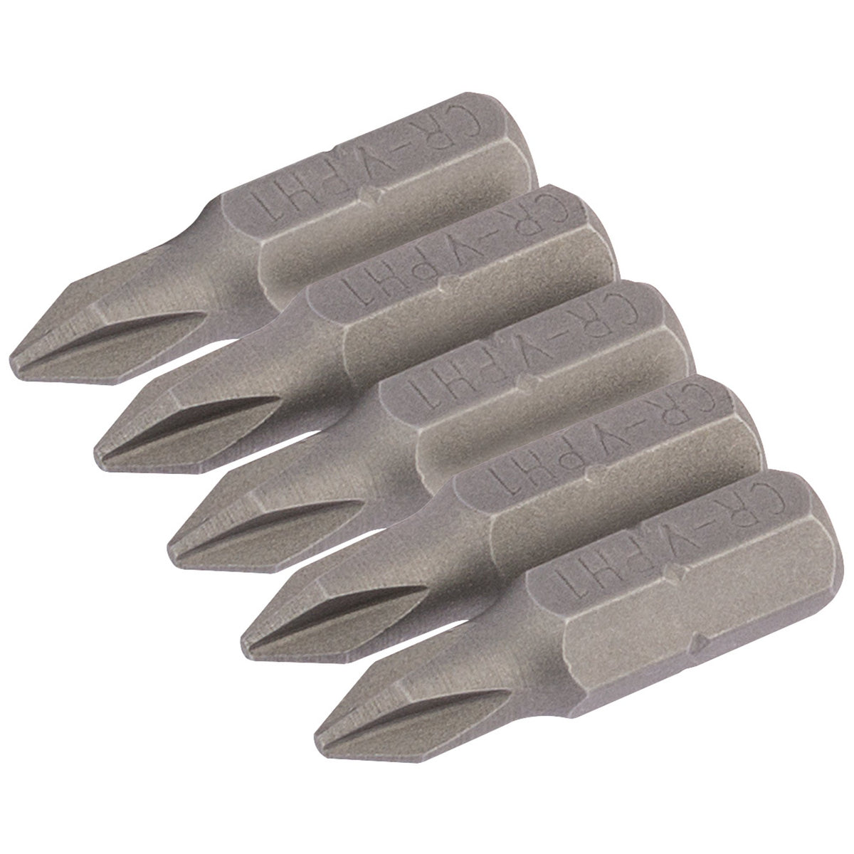 No.1 1/4" Hex. Cross Slot Insert Bit 25mm Long x 5: Model No. 25CS/5/B