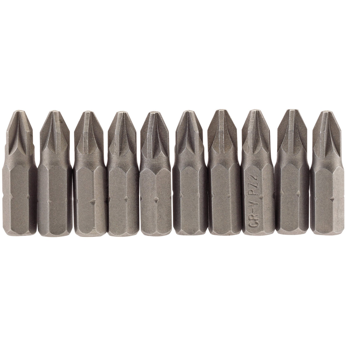No.2 1/4" Hex. PZ Type Insert Bit 25mm Long x 10: Model No. 25PZ/10/B