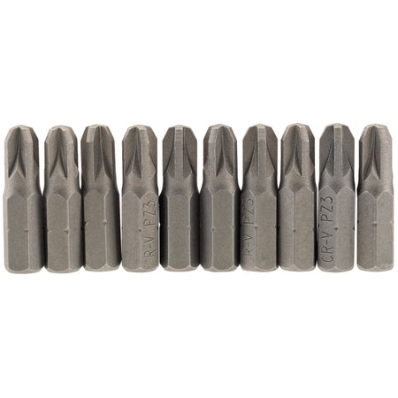 No.3 1/4" Hex. PZ Type Insert Bit 25mm Long x 10: Model No. 25PZ/10/B