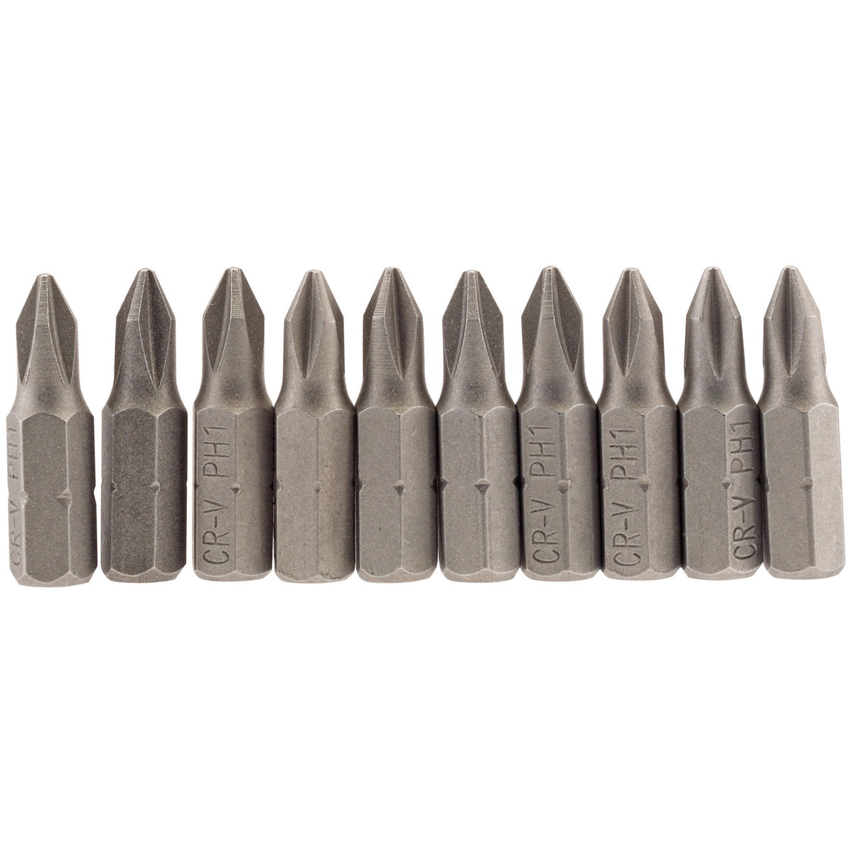 No.1 1/4" Hex. Cross Slot Insert Bit 25mm Long x 10: Model No. 25CS/10/B