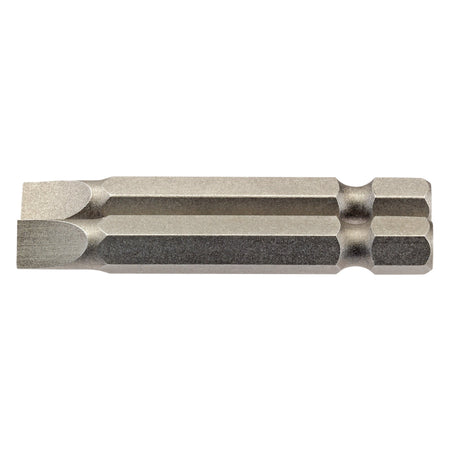 6mm 1/4" Hex. Plain Slot Insert Bit 50mm Long x 2: Model No. 50PS/2/B
