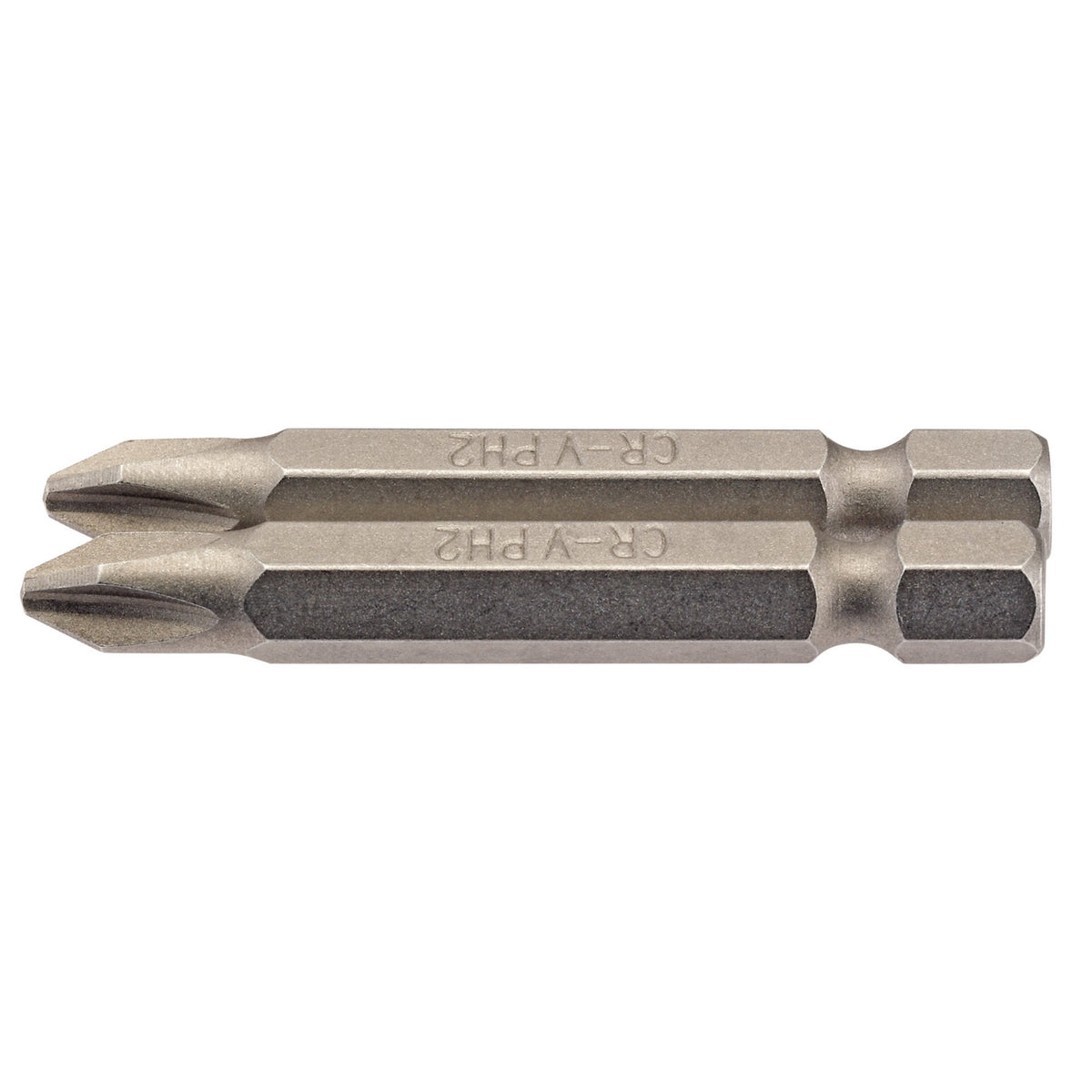 No.2 1/4" Hex. Cross Slot Insert Bit 50mm Long x 2: Model No. 50CS/2/B