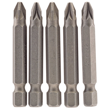 No.2 1/4" Hex. PZ Type Insert Bit 50mm Long x 5: Model No. 50PZ/5/B