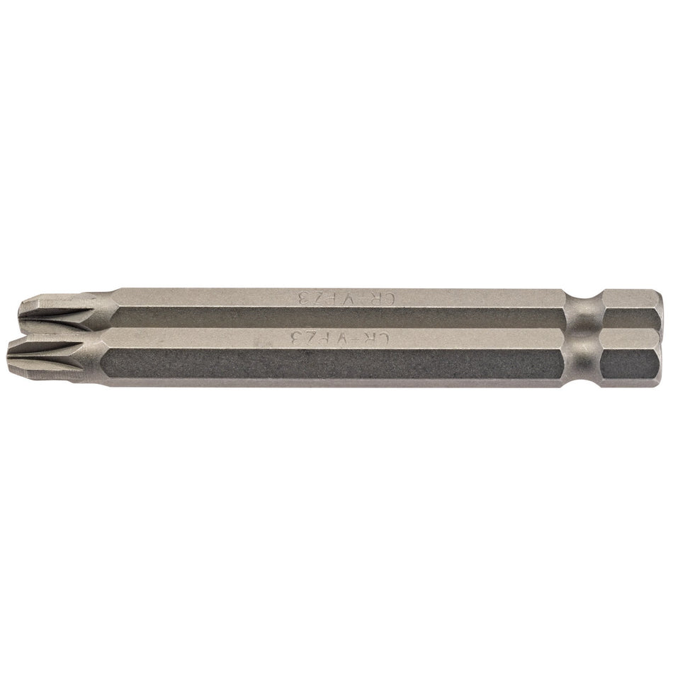 No.3 1/4" Hex. PZ Type Insert Bit 75mm Long x 2: Model No. 75PZ/2/B