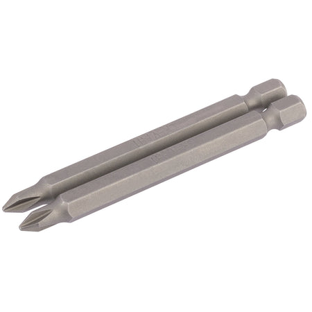 No.1 1/4" Hex. Cross Slot Insert Bit 75mm Long x 2: Model No. 75CS/2/B