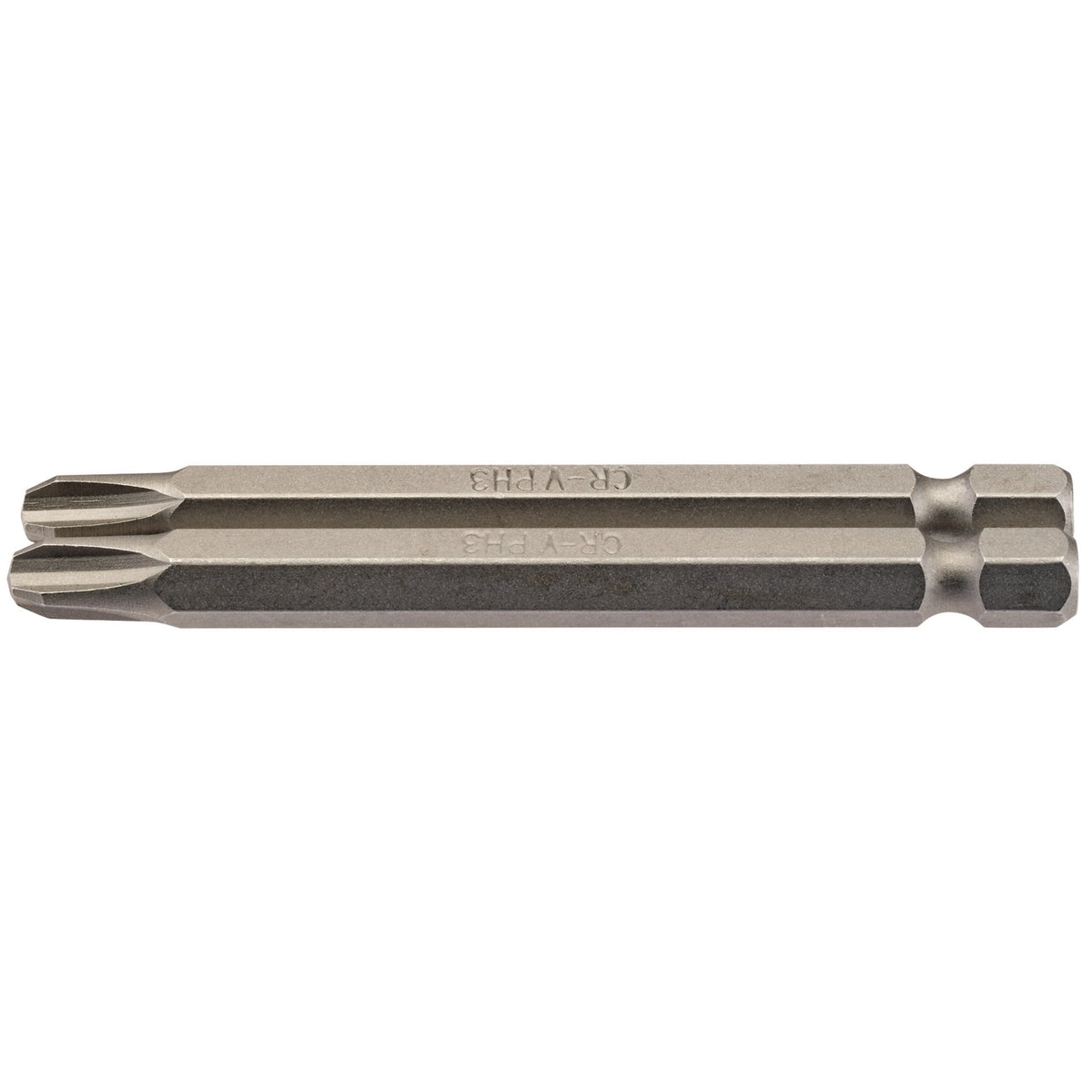 No.3 1/4" Hex. Cross Slot Insert Bit 75mm Long x 2: Model No. 75CS/2/B