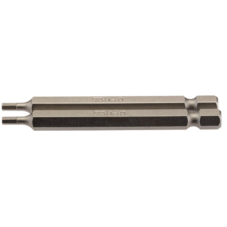 2.5mm 1/4" Hex. Hexagonal Insert Bit 75mm Long x 2: Model No. 75HX/2/B