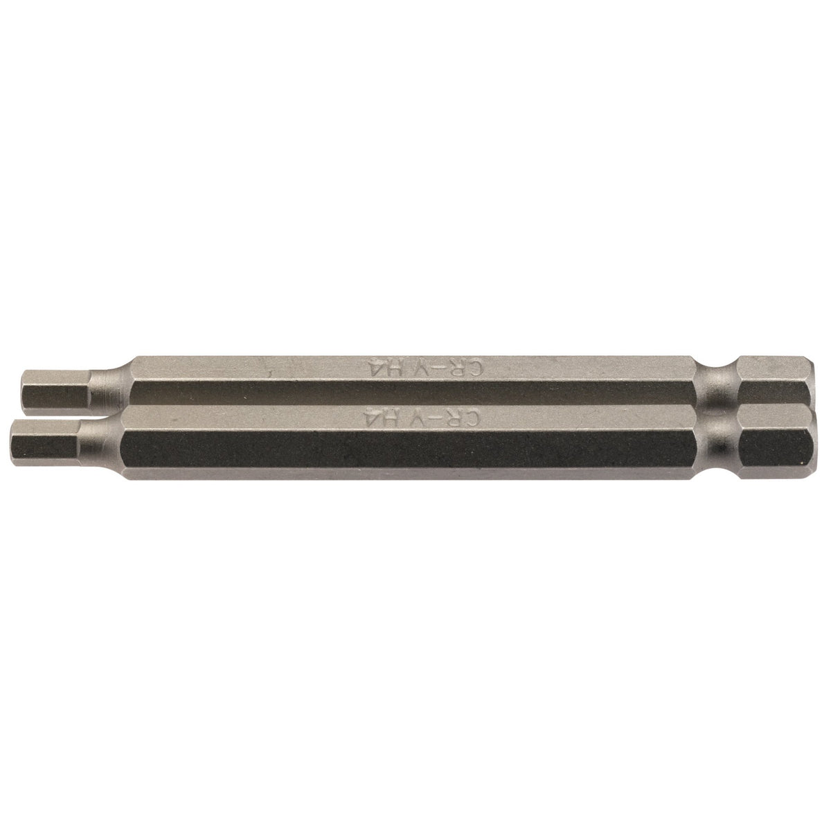 4mm 1/4" Hex. Hexagonal Insert Bit 75mm Long x 2: Model No. 75HX/2/B