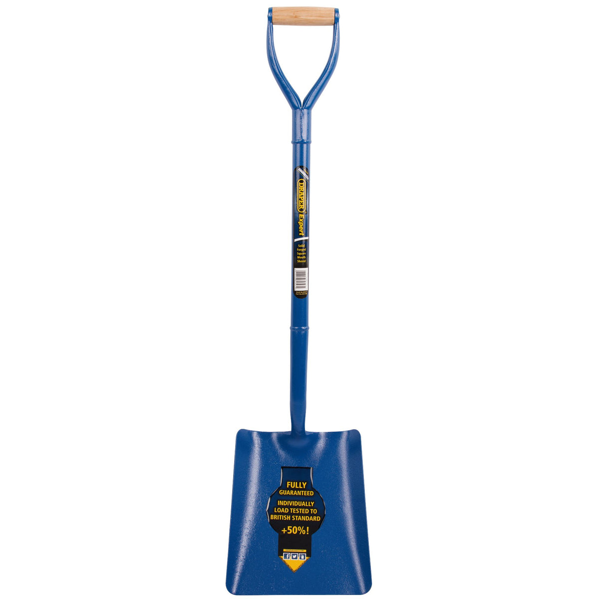 DRAPER Solid Forged Contractors Square Mouth Shovel: Model No.ASS-SM