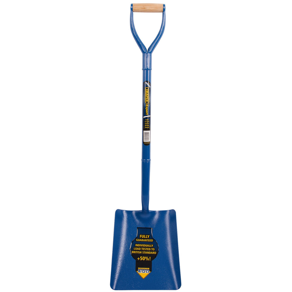 DRAPER Solid Forged Contractors Square Mouth Shovel: Model No.ASS-SM