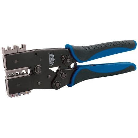 DRAPER Expert 220mm Quick Change Ratchet Action Terminal Crimping Tool: Model No.QCCTS