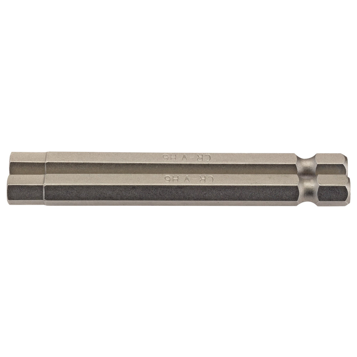 6mm 1/4" Hex. Hexagonal Insert Bit 75mm Long x 2: Model No. 75HX/2/B