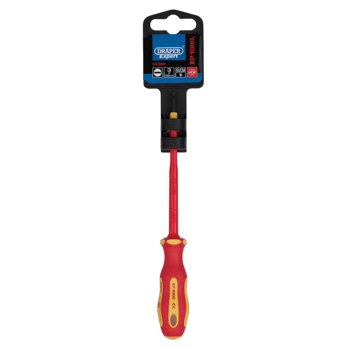 DRAPER Ergo Plus ; VDE 3.0 mm x 100mm Plain Slot Screwdriver: Model No.965