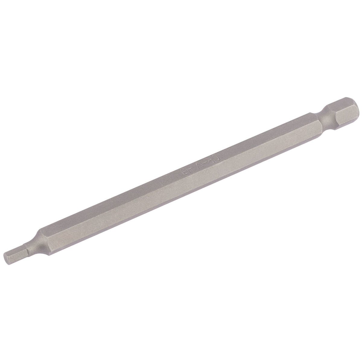 3mm 1/4" Hex. Hexagonal Insert Bit 100mm Long x 1: Model No. 100HX/1/B