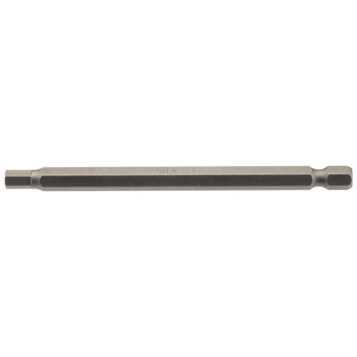 5mm 1/4" Hex. Hexagonal Insert Bit 100mm Long x 1: Model No. 100HX/1/B