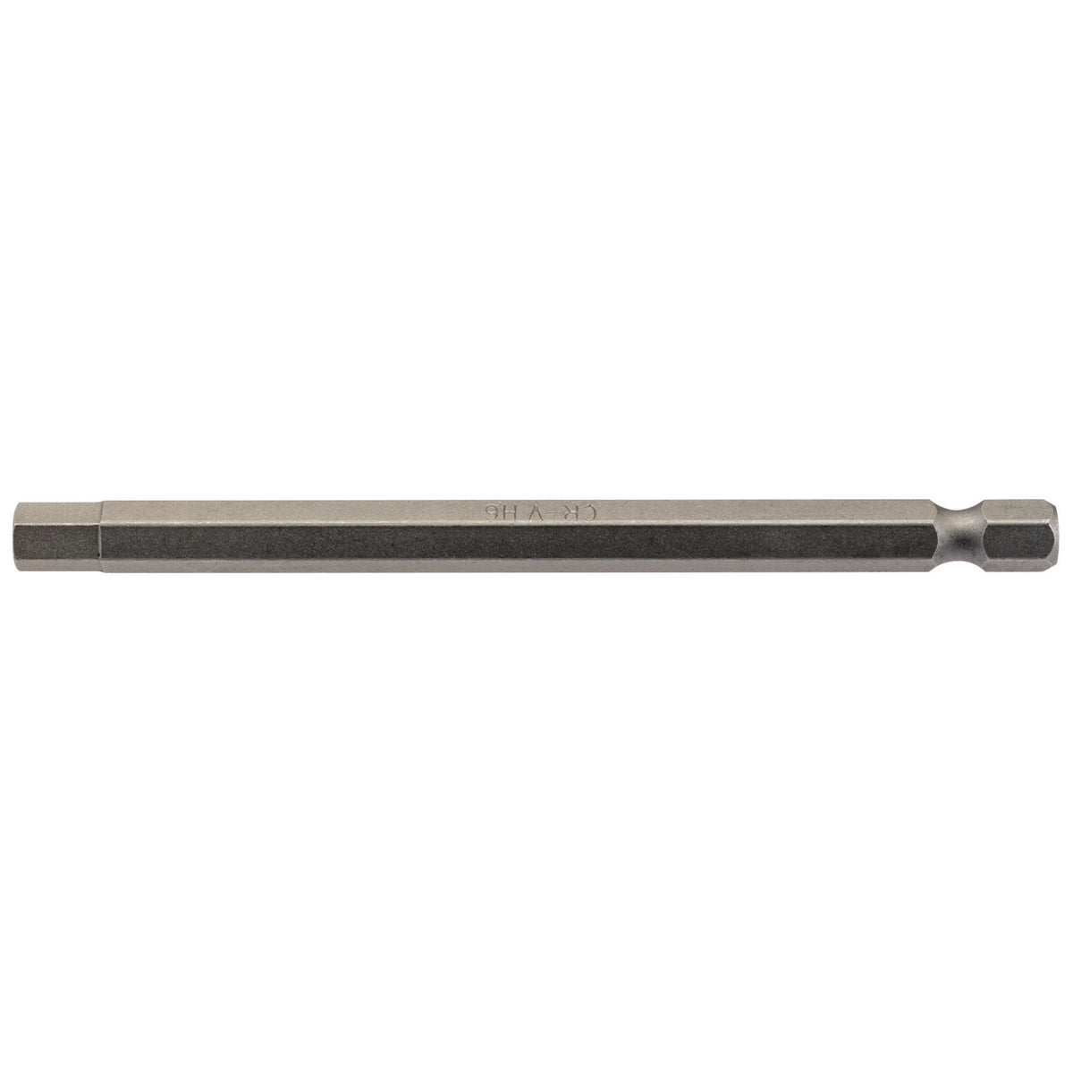 6mm 1/4" Hex. Hexagonal Insert Bit 100mm Long x 1: Model No. 100HX/1/B