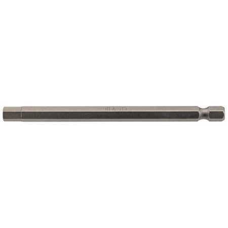 6mm 1/4" Hex. Hexagonal Insert Bit 100mm Long x 1: Model No. 100HX/1/B