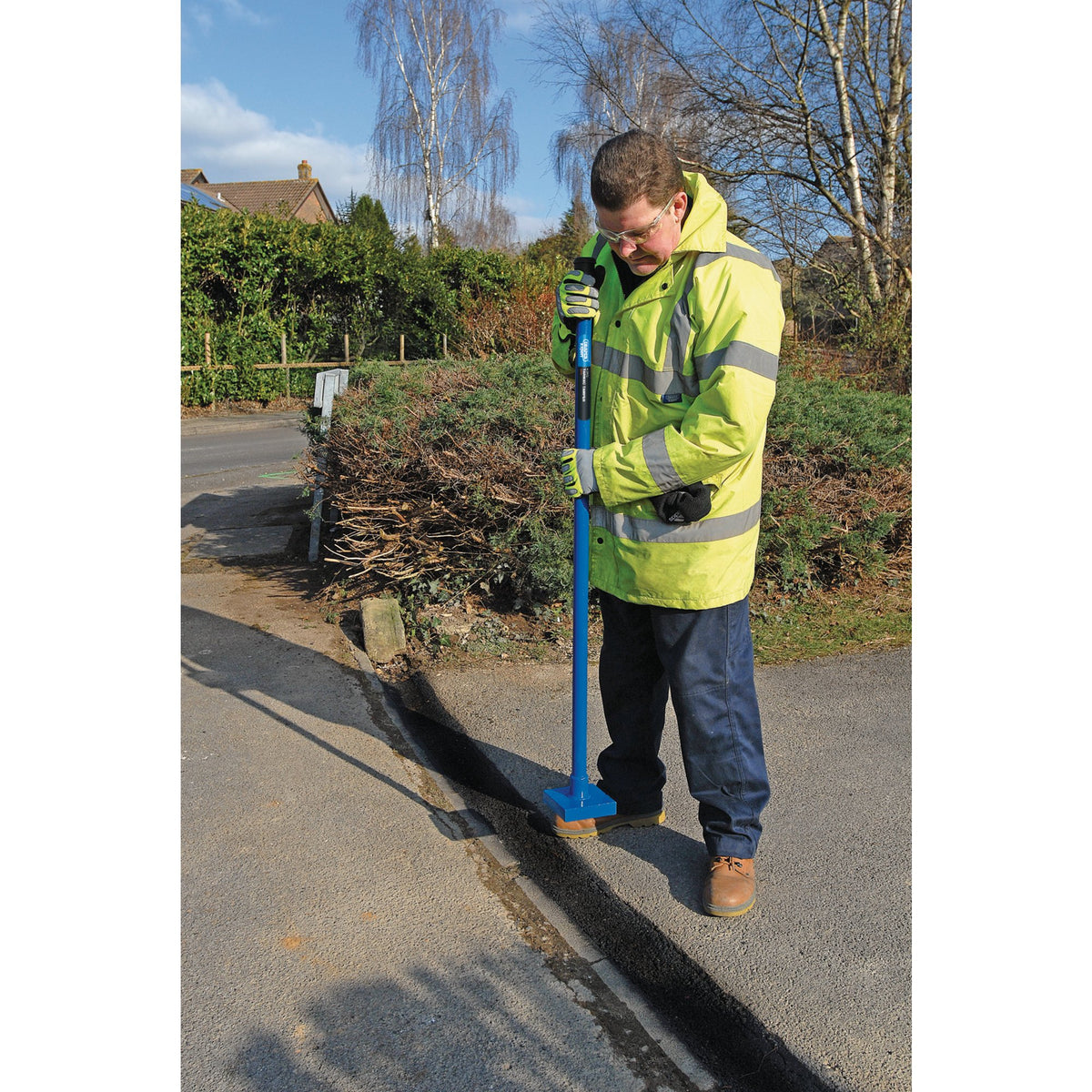 Expert Tarmac Tamper with Steel Shaft (4.5kg): Model No. TT