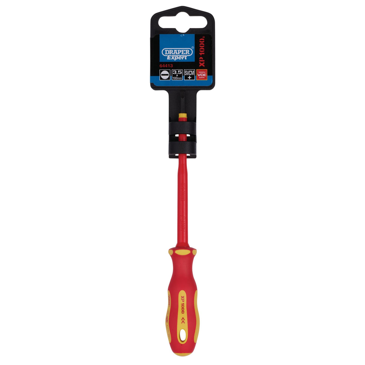 DRAPER Ergo Plus ; VDE 3.5 mm x 100mm Plain Slot Screwdriver: Model No.965